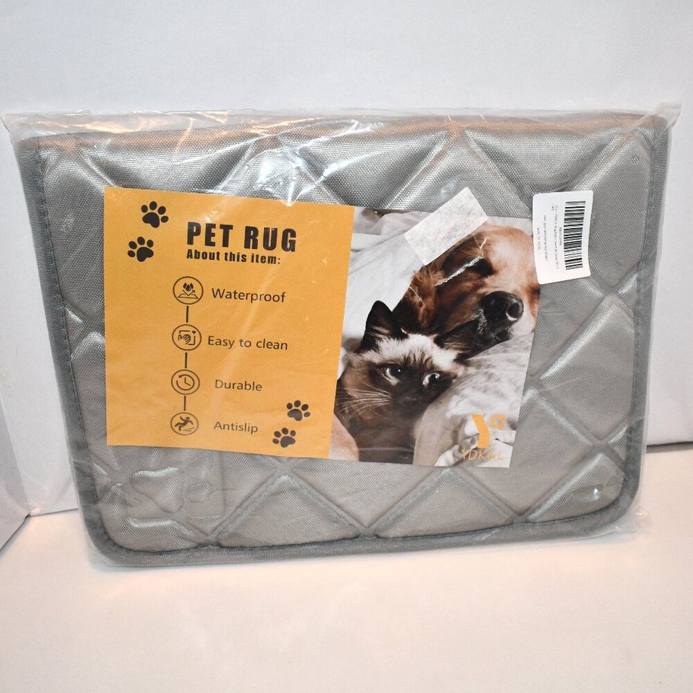 YDKGL Small Dog Cooling Mat – Washable Ice Silk Self-Cooling Pad, 16x24 inch, NW